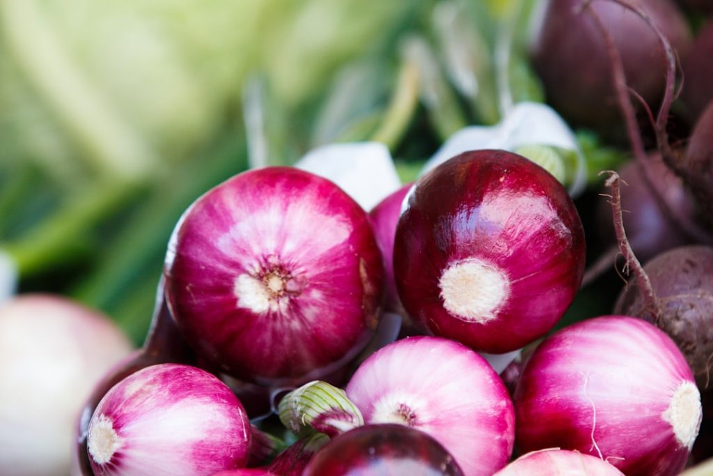 Photo Onion harvest