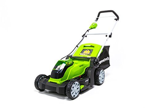 Greenworks G-MAX 40V 16 Cordless Lawn Mower with 4Ah Battery 25322 Model & 40V 2.0 AH Lithium Ion Battery 29462